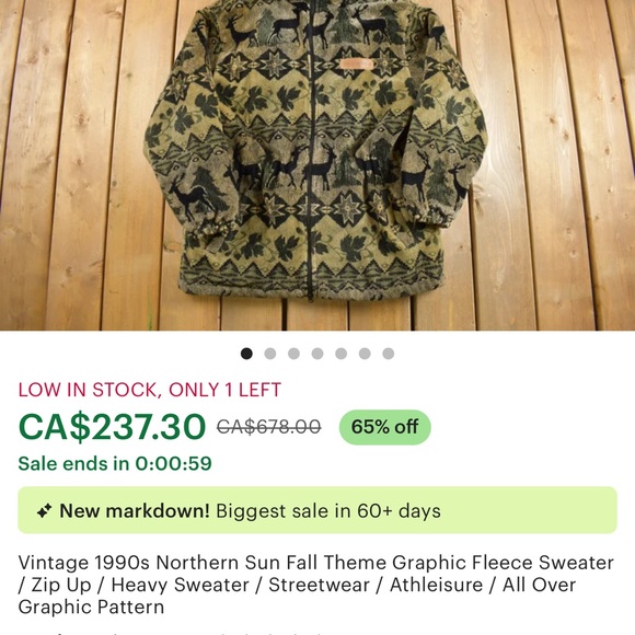 Women's Patterned Jacket - Picture 9 of 9